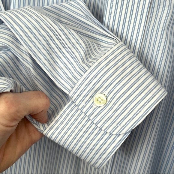 Brooks Brothers Traditional Fit Non-Iron Stretch Mens Dress Shirt Sz 18 - 34 - Picture 6 of 12